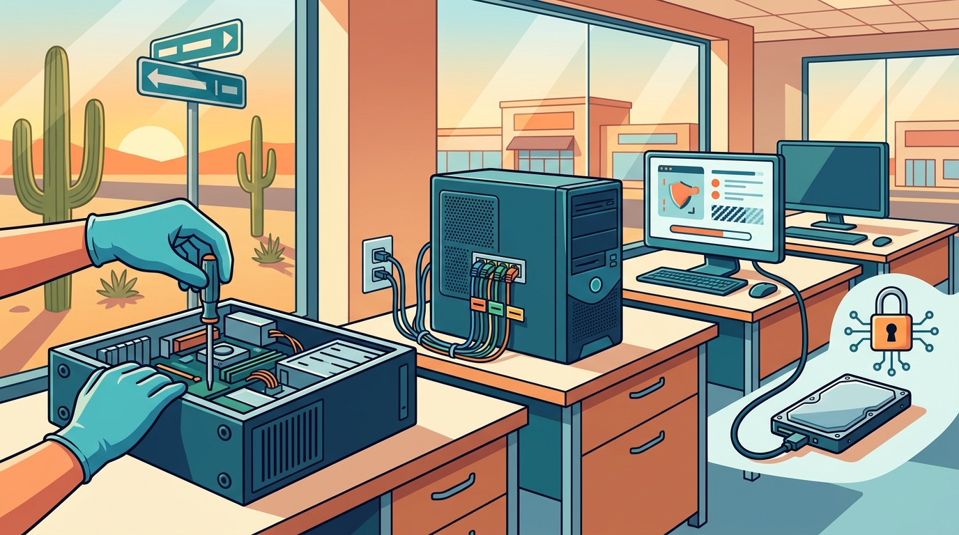 Managing Business Computer Workstations in Chandler: A Step-by-5