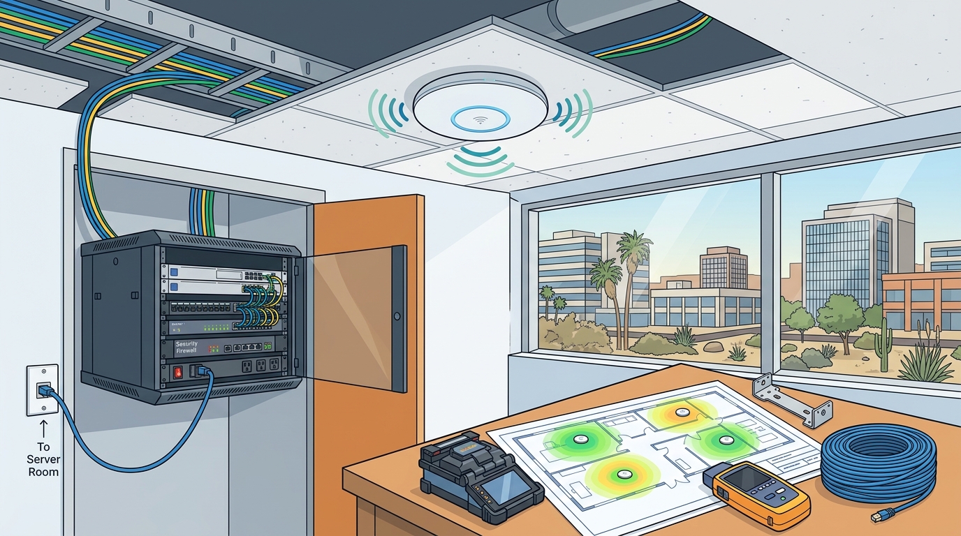 Secure Office Wi-Fi Installation Costs in Chandler, AZ