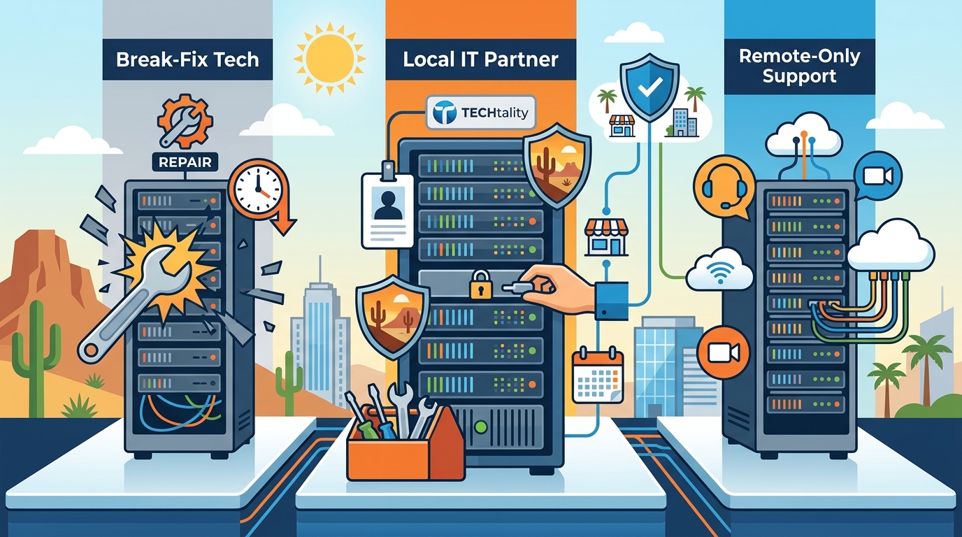 Comparing Windows Server Support Providers in Chandler, AZ