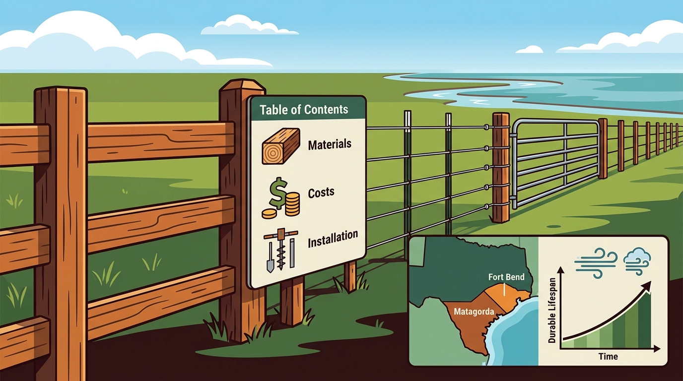 Ranch Fencing Guide: Materials, Costs & Installation in Texas