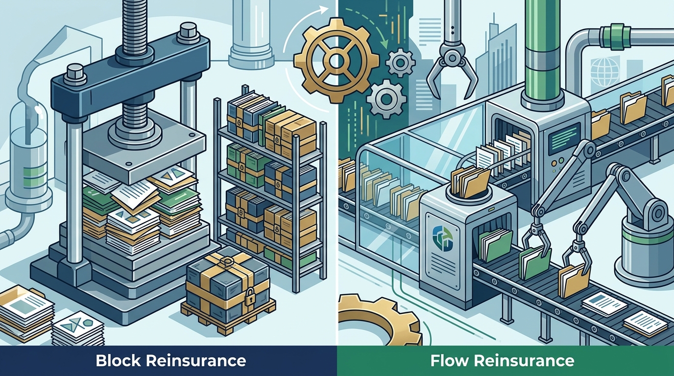 Block vs. Flow Reinsurance for Annuities: Cost-Benefit Analysis
