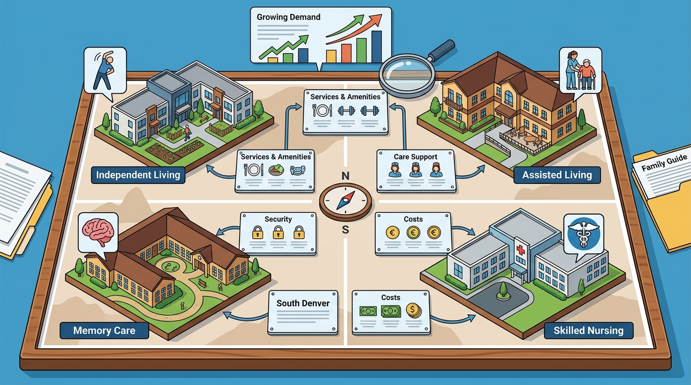 Comparing Senior Living Options in South Denver: A Family Guide