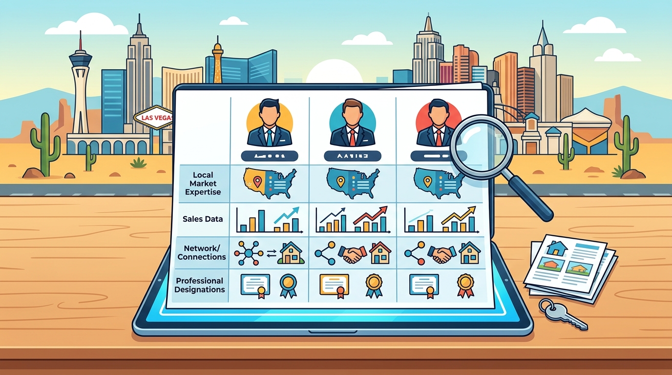 Criteria for Comparing Las Vegas Real Estate Agents Before You
