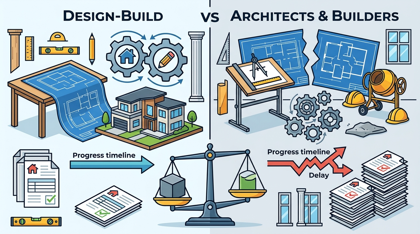 Design-Build vs. Separate Architects and Builders for Custom H
