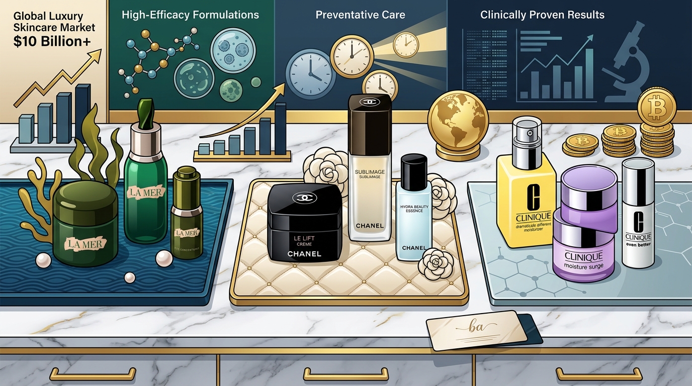 Luxury Skincare Brands Compared: La Mer vs. Chanel vs. Clinique