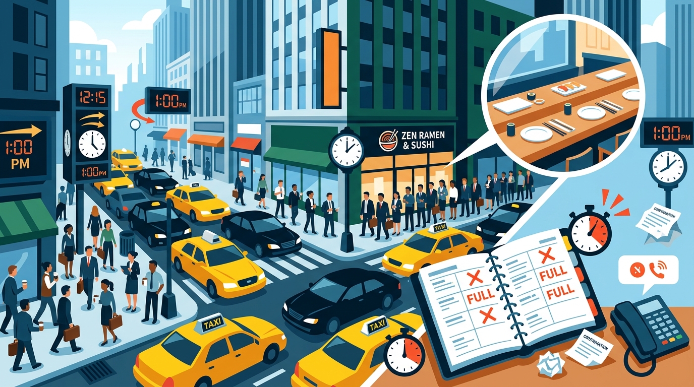 Common Pitfalls When Booking Midtown Sushi Restaurants for Lunch