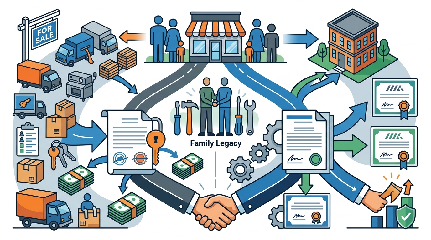 Asset vs. Equity Sales in Family Business Exits: A Legal Guide