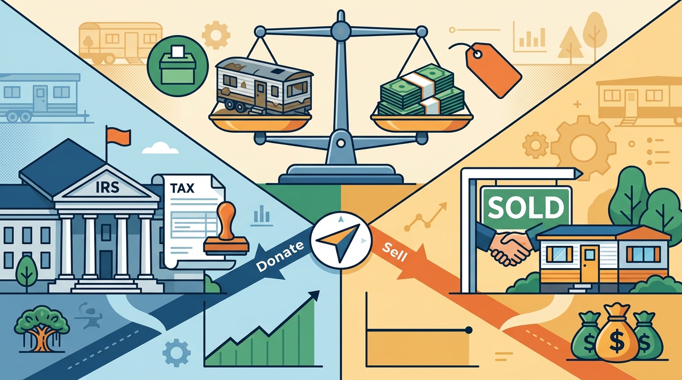 Donate vs. Sell Your Mobile Home: Which Option Saves More Money?