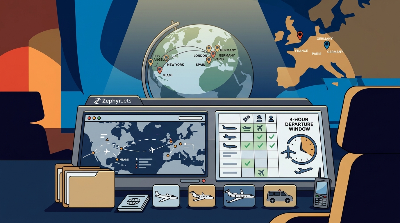 Last-Minute International Jet Charter: Speed, Cost & Safety