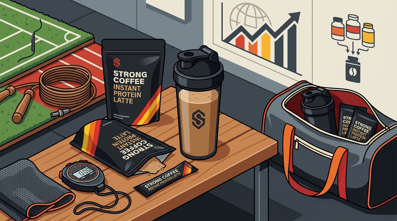 How Athletes Use Strong Coffee Instant Protein Lattes During C