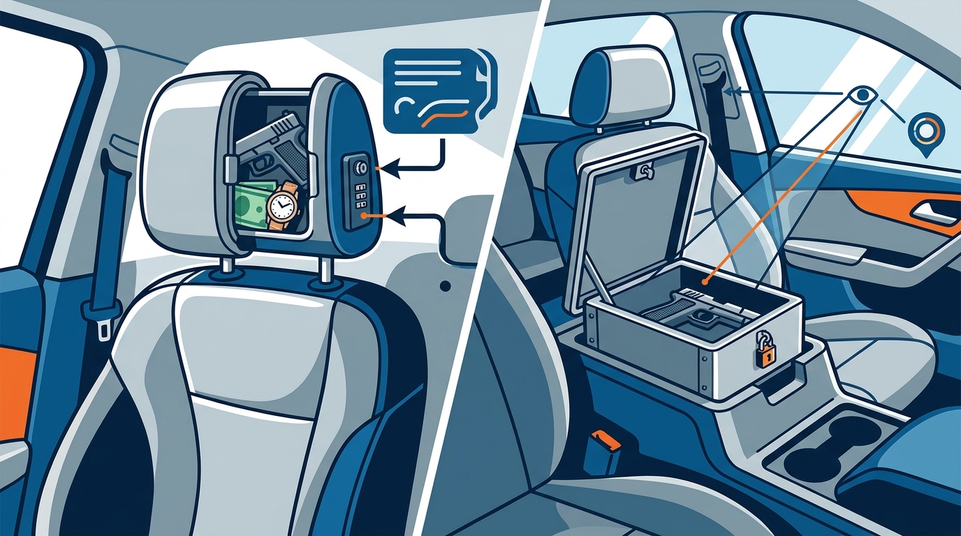Headrest Safe vs. Console Lockers: Which Gun Safe Is Right for 2