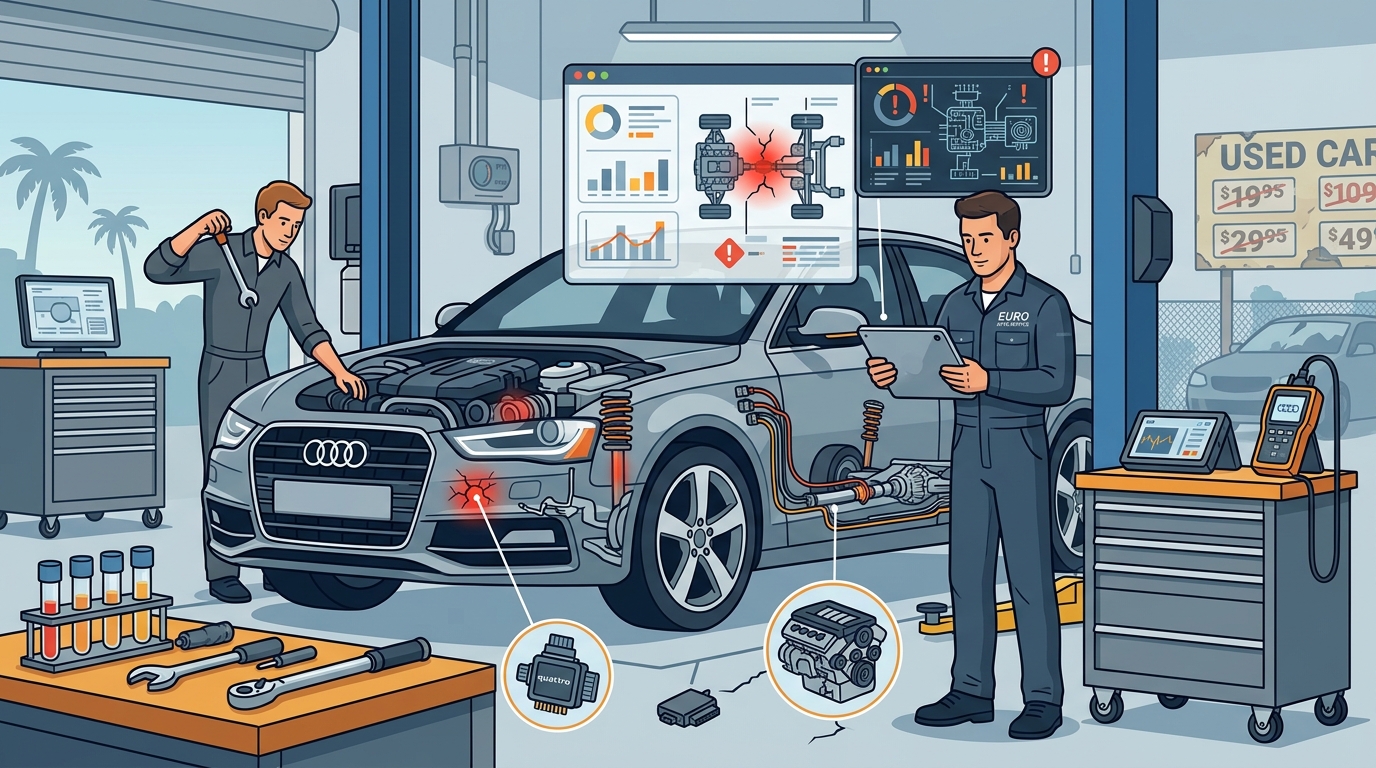Common Pre-Purchase Inspection Mistakes When Buying a Used Audi