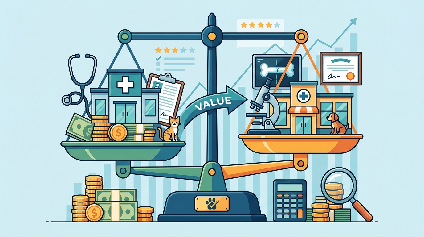 Comparing Veterinary Clinic Pricing and Value Through Pet Parent