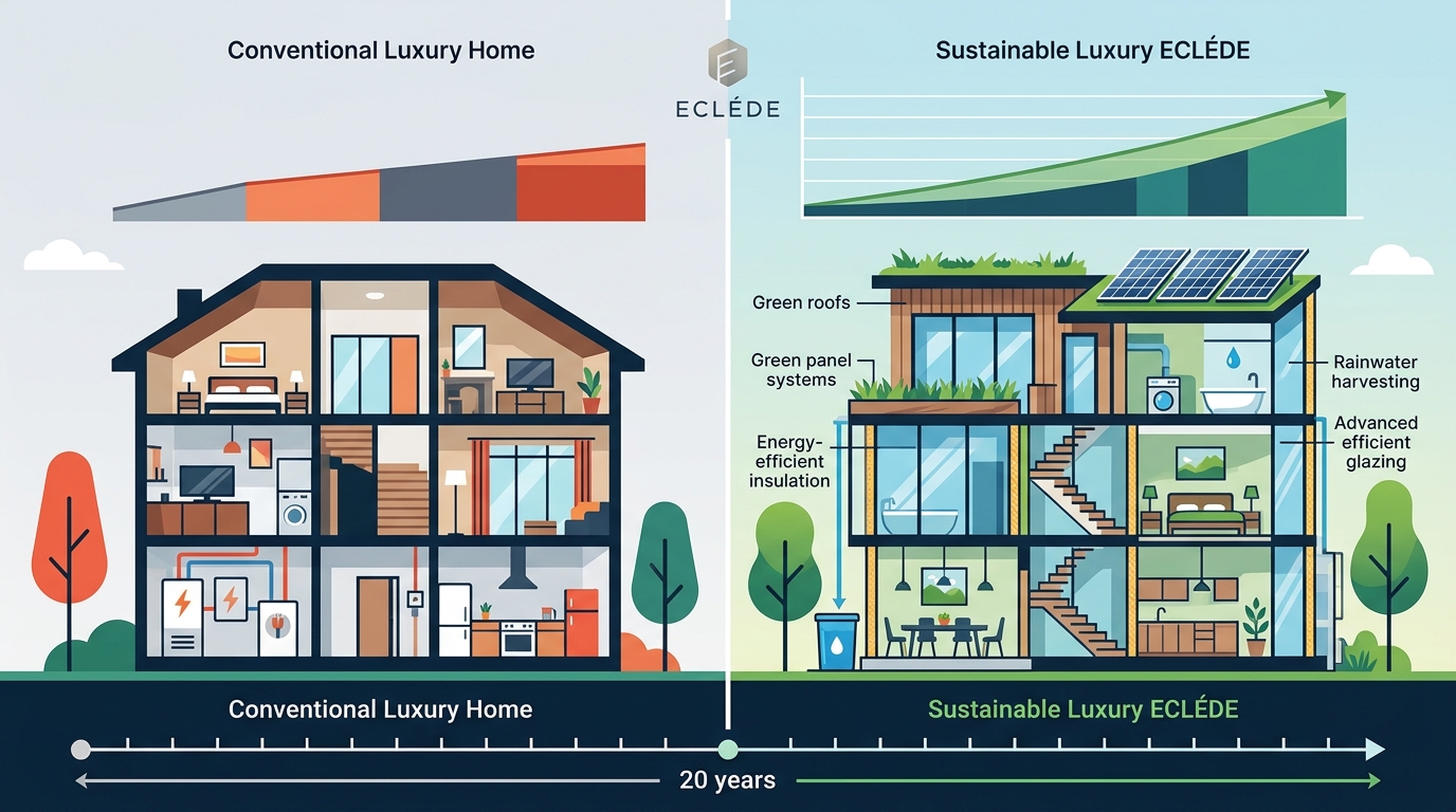 Long-Term Cost Savings in Sustainable Luxury Property Investment