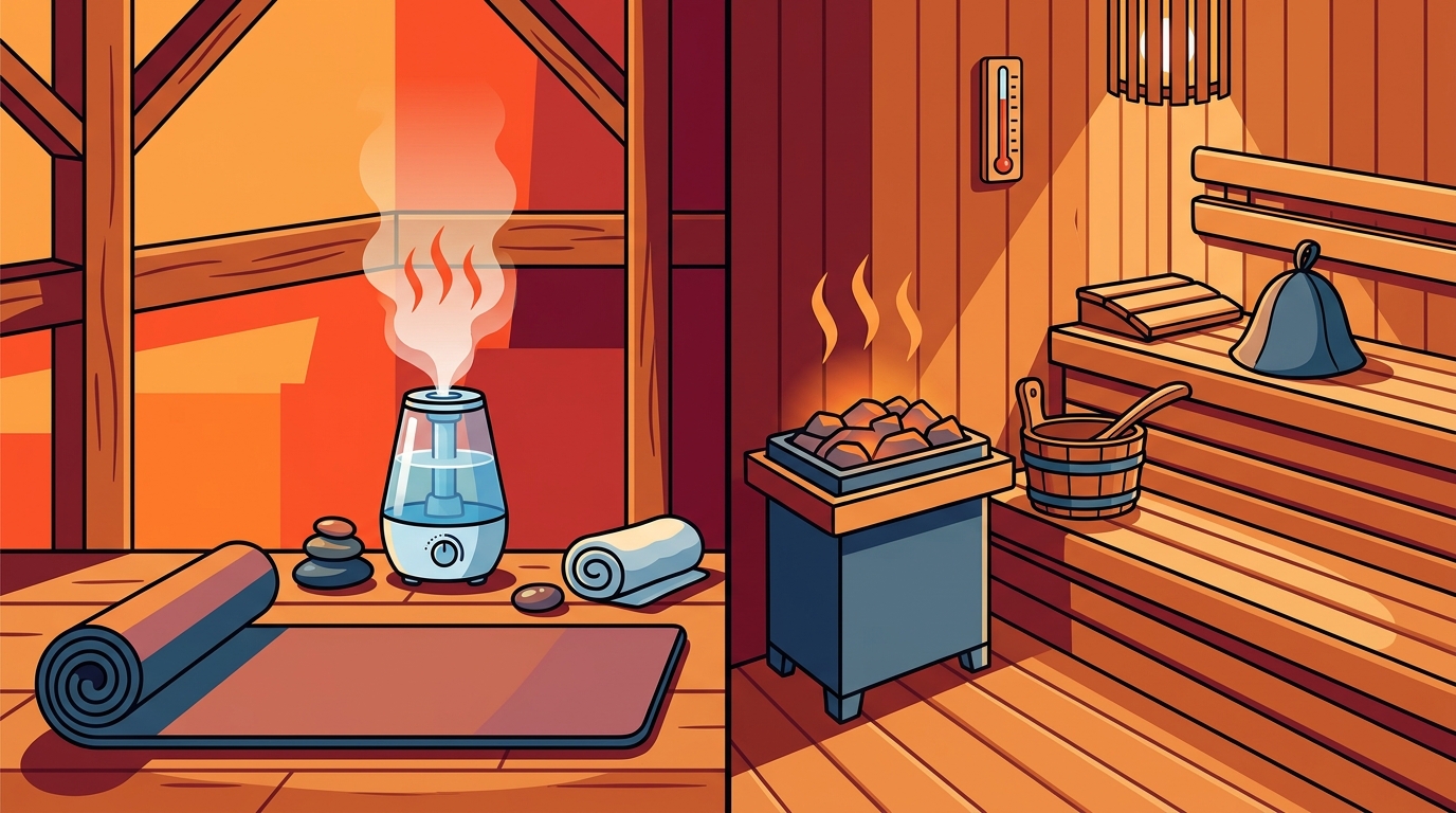 Hot Yoga vs. Sauna: Recovery, Heat, and Health Benefits