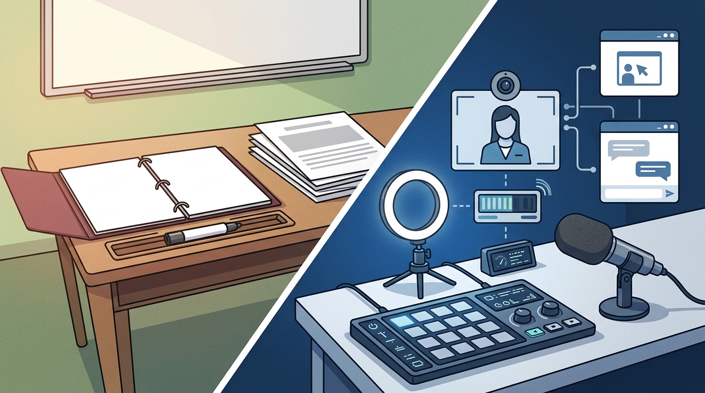 Real-World Presentation Scenarios in Virtual Training Programs
