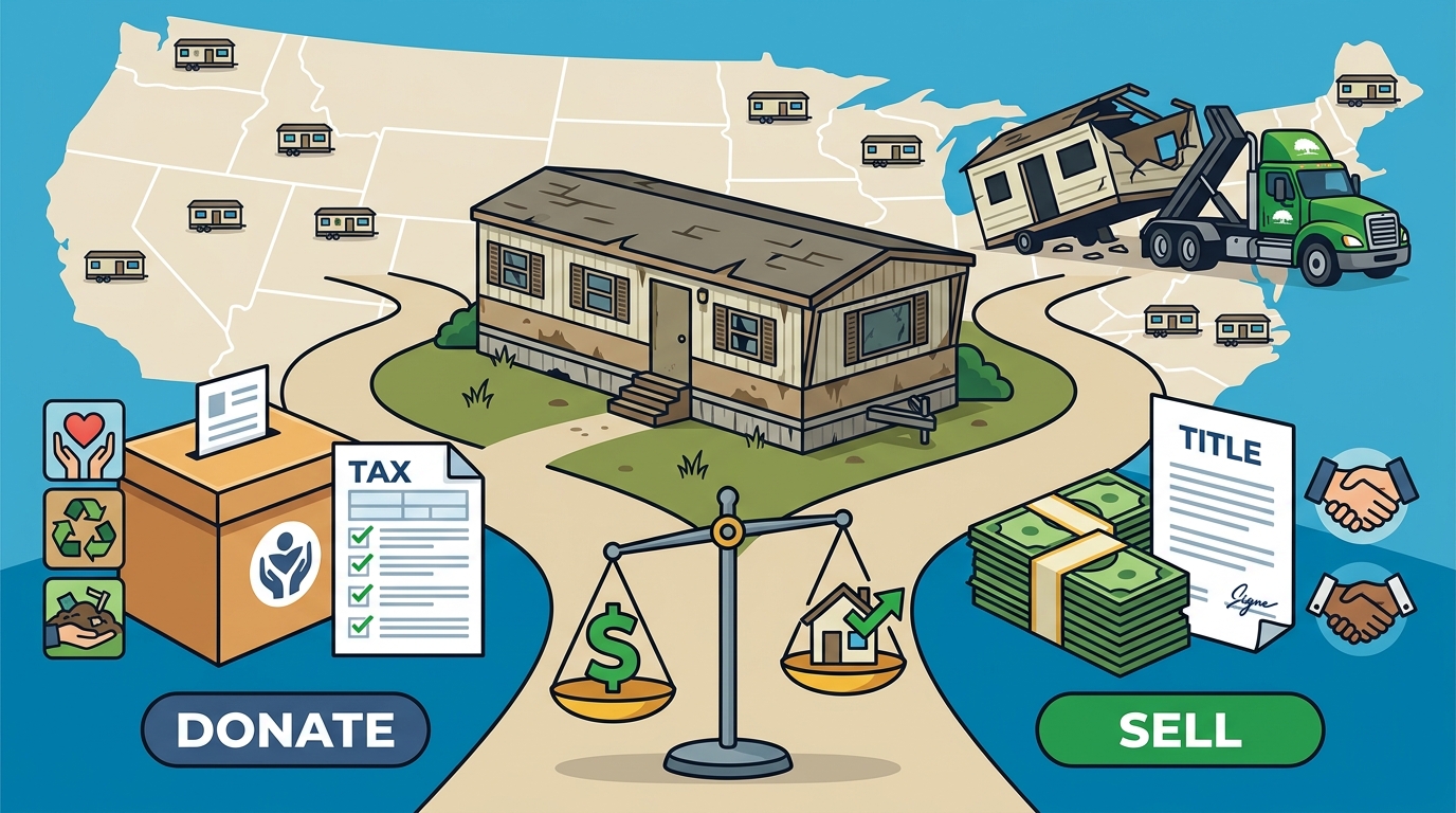 Donate vs. Sell Your Mobile Home: Which Option Saves More Money?