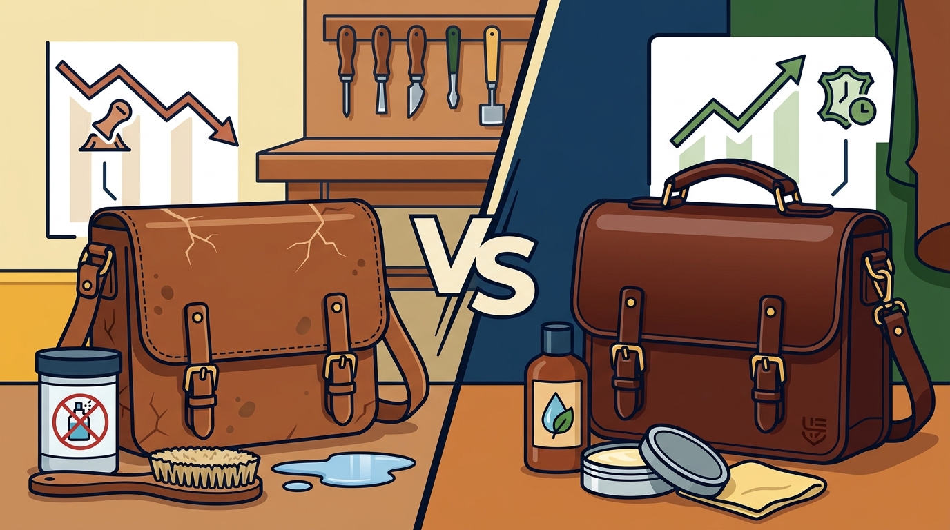 Common Mistakes in Full-Grain Leather Bag Care and How to Avoid