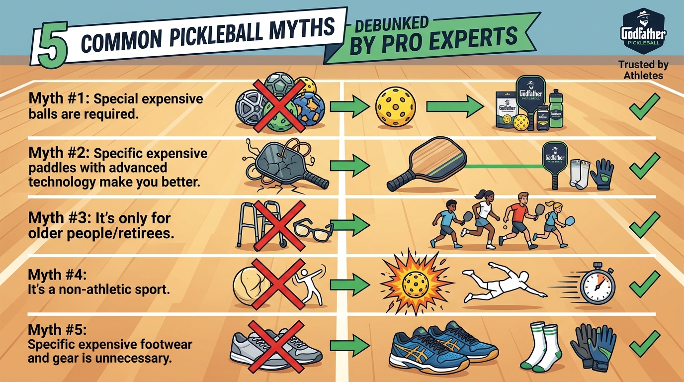 5 Common Pickleball Myths Debunked by Pro Experts