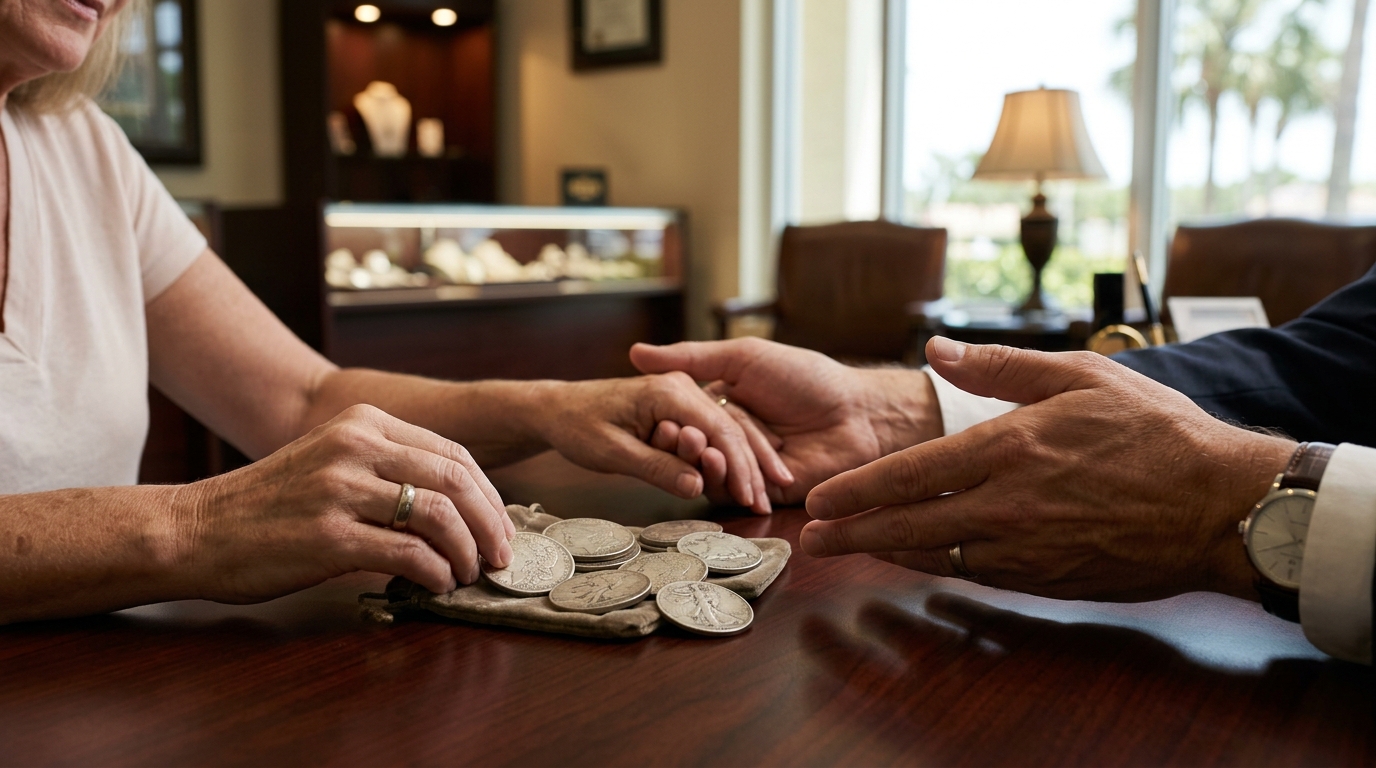 Benefits of Selling Silver Coins to a Local Dealer in Palm Beach