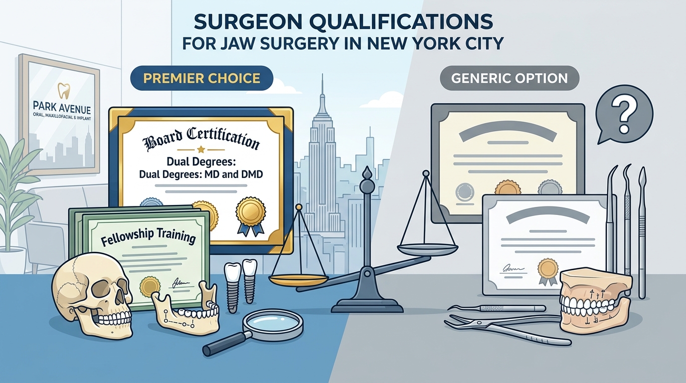 Comparing Surgeon Qualifications for Jaw Surgery in NYC