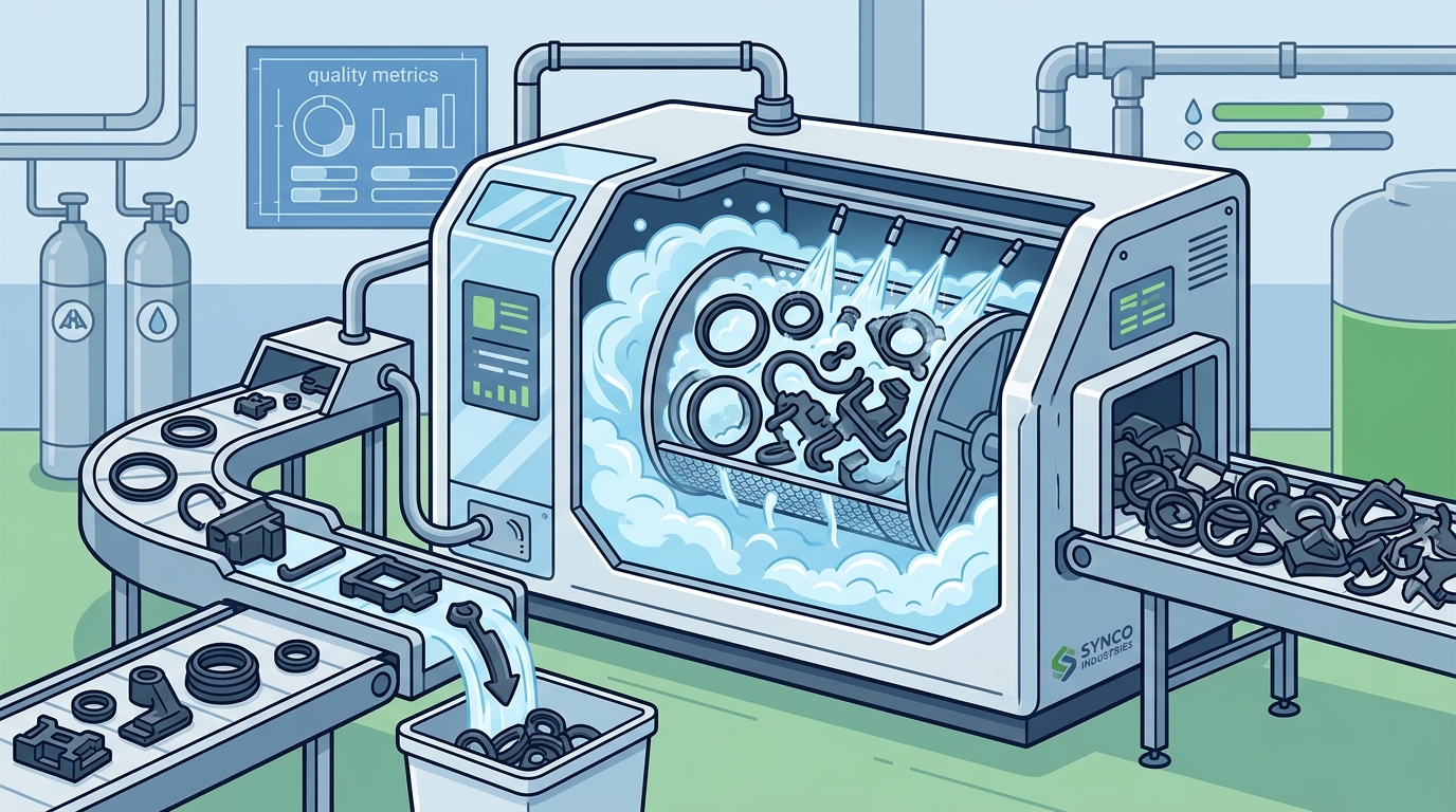 Evaluating Cryogenic Deflashing Machine Manufacturers for Rubber