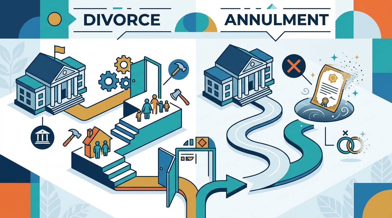 Divorce vs. Annulment in Singapore: Key Legal Differences