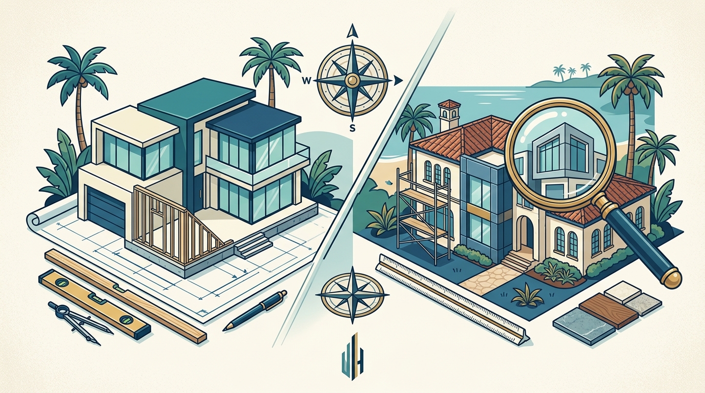 Custom Home vs. Luxury Remodel: Sarasota Comparison Guide