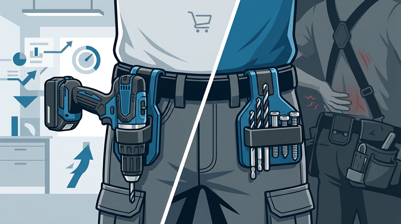 Drill Caddy vs Bit Caddy: Which Wearable Tool Organizer Is Right
