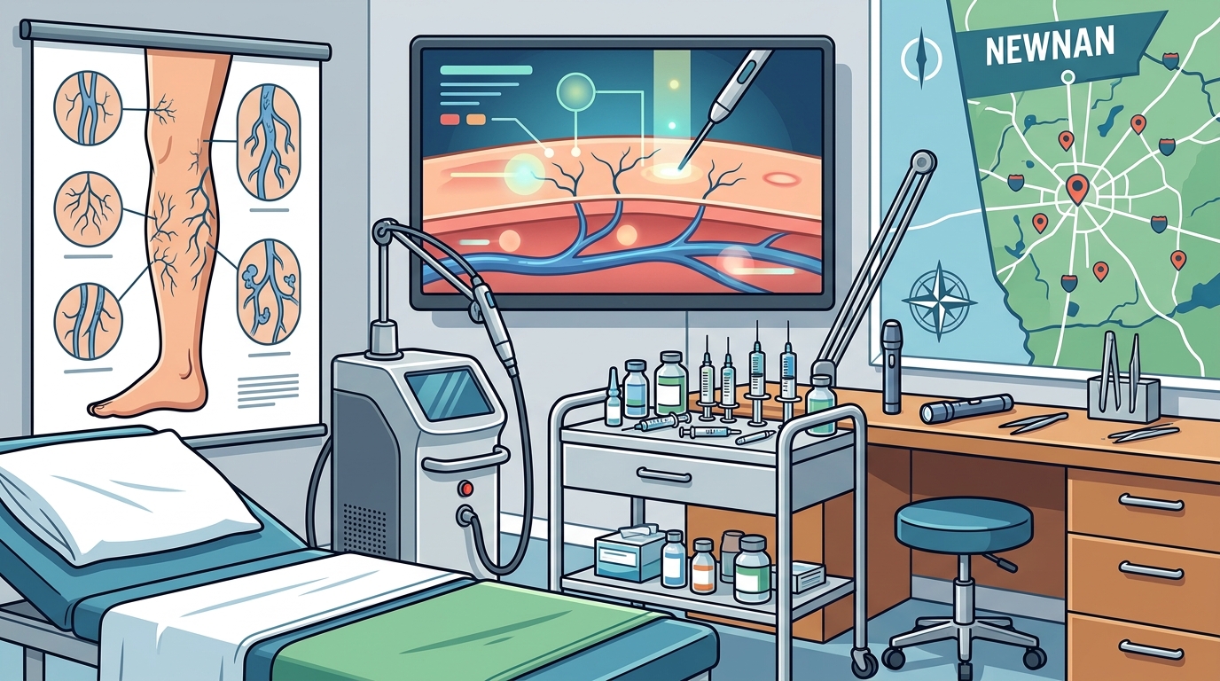 Non-Surgical Spider Vein Treatment in Newnan, GA: A Step-by-Step