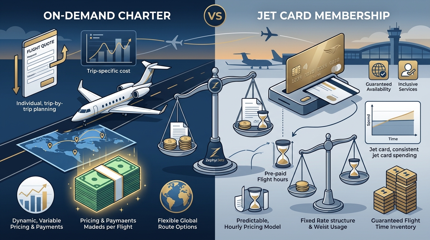 Private Jet Charter vs Jet Card: Which Saves More Money?