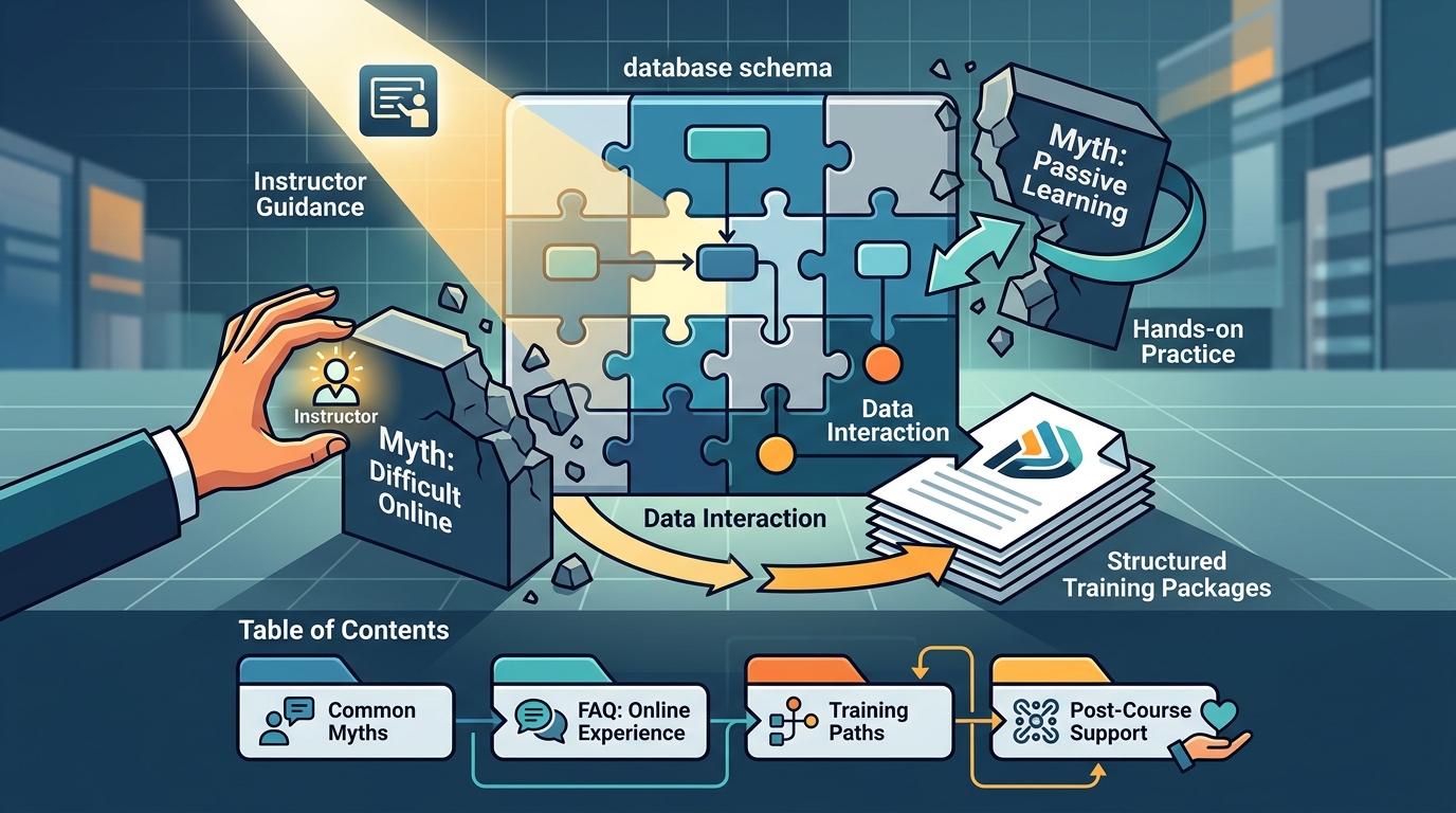 Common Myths and FAQs About Live Instructor SQL Training Online