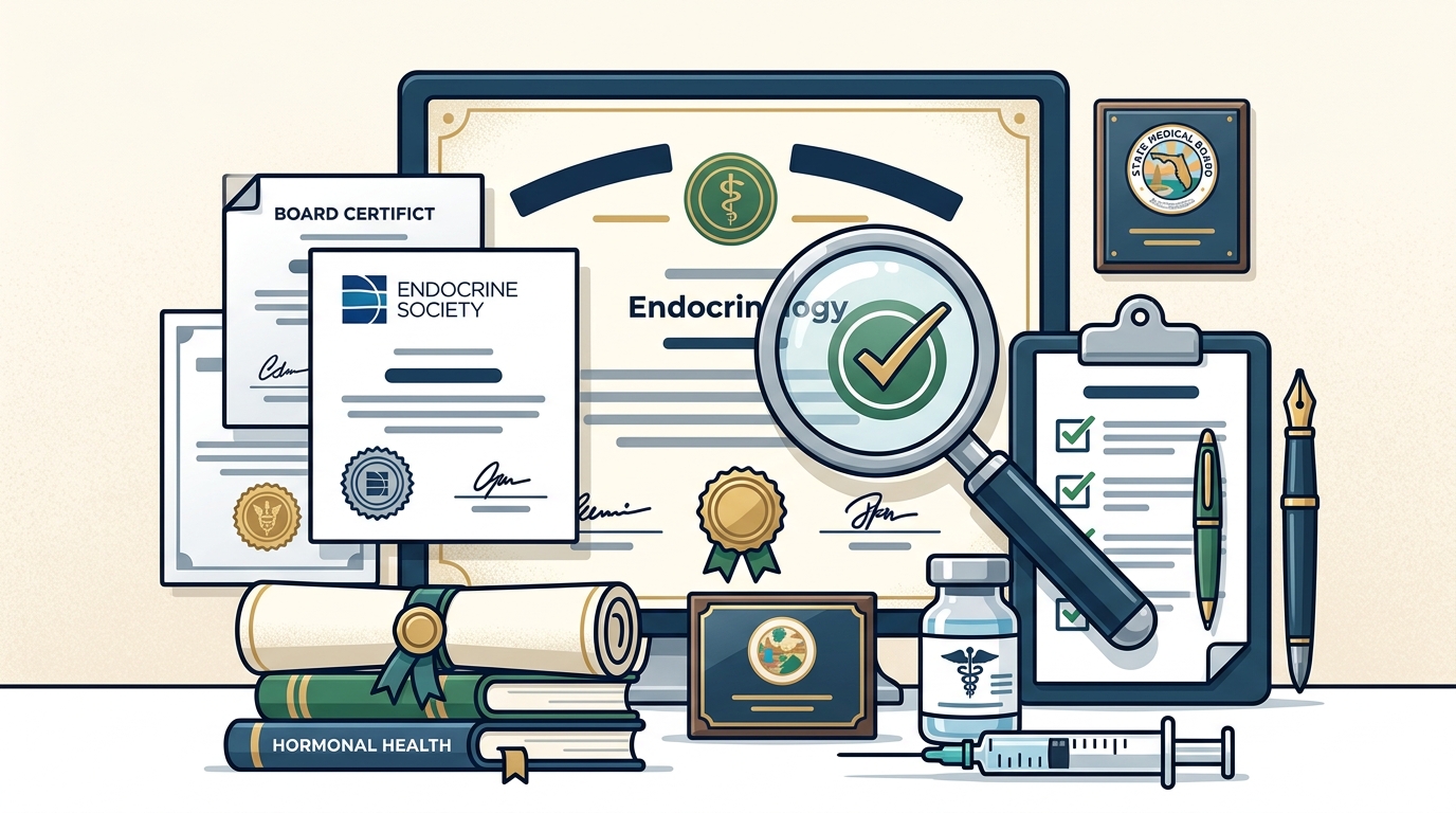 Essential Credentials for Evaluating Hormone Clinics in Boca R
