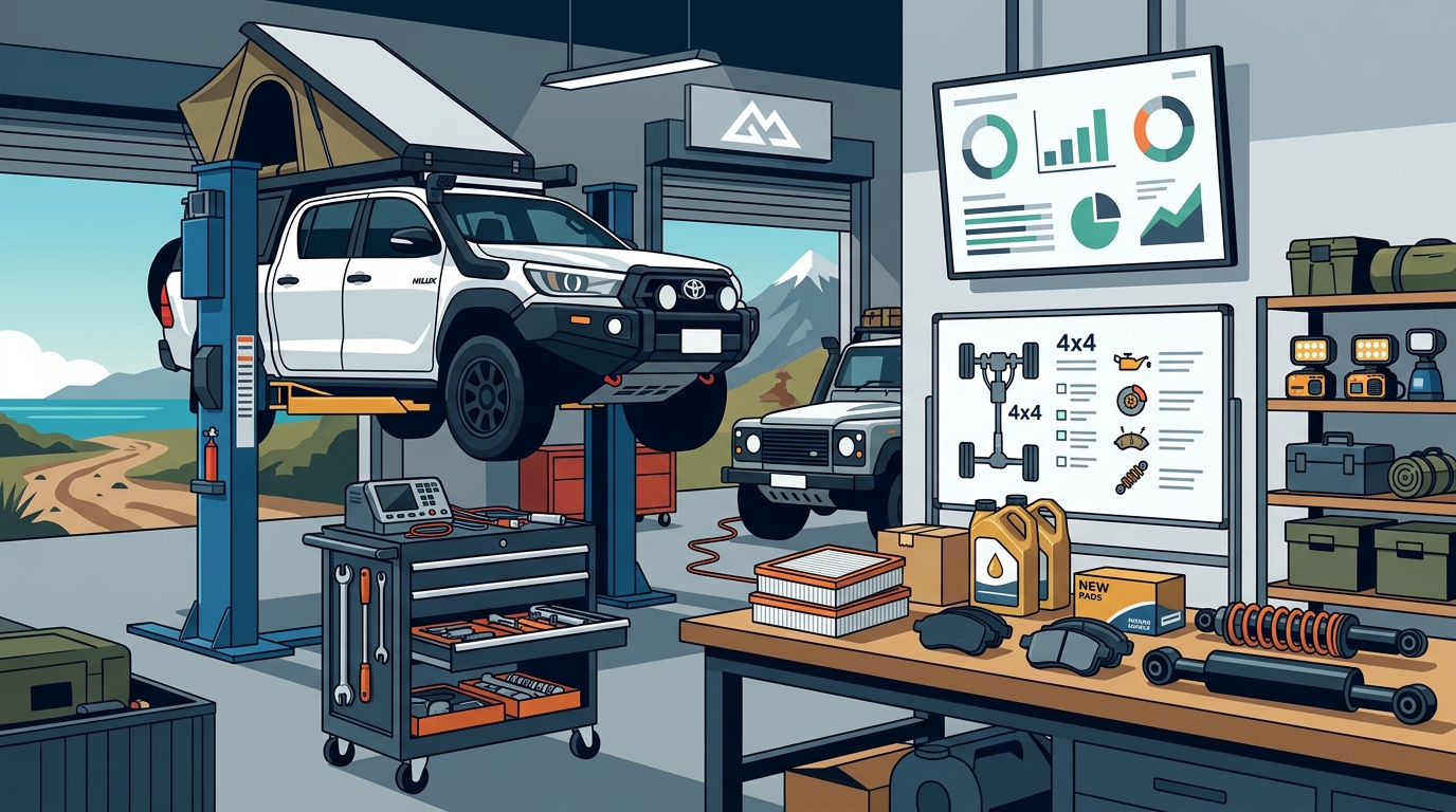 Overland Campers Japan Fukuoka 4x4 Fleet Maintenance & Sourcing