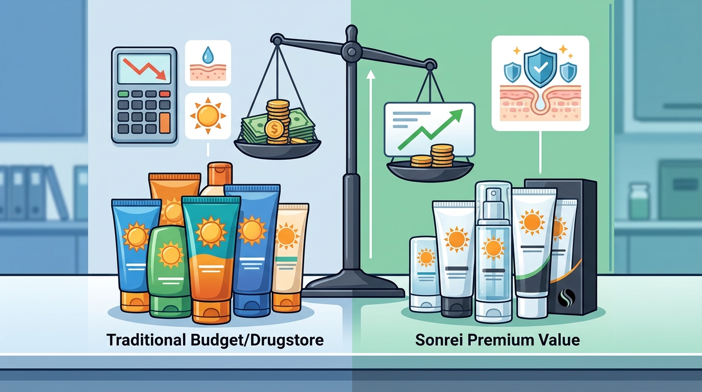 Premium Daily Sunscreen Cost Comparison: Sonrei Value Analysis