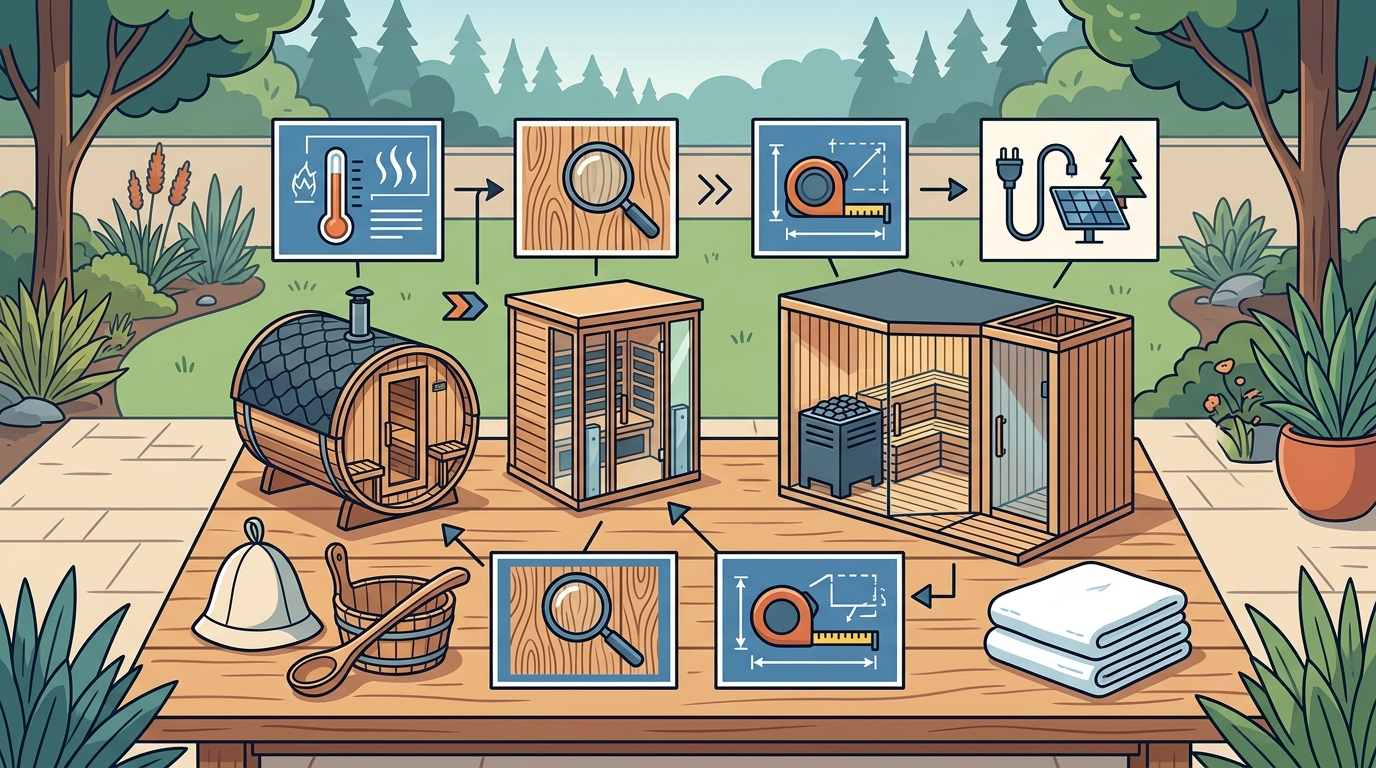 Essential Criteria for Selecting the Right Outdoor Sauna for You