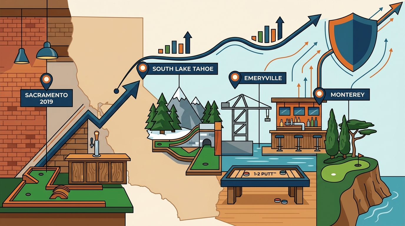 The Evolution of Tipsy Putt: From Sacramento to California