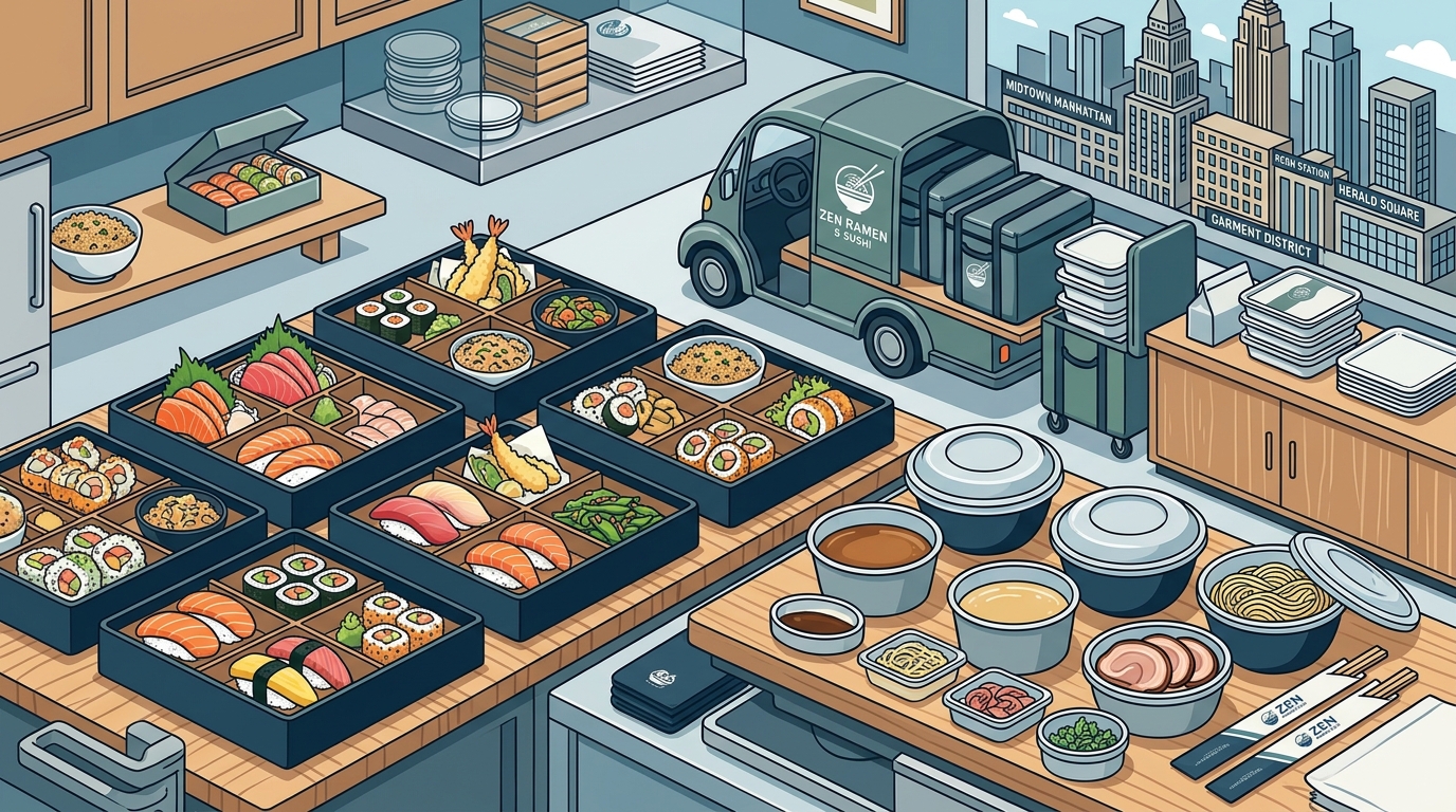 Essential Standards for Japanese Corporate Catering at Zen Ramen