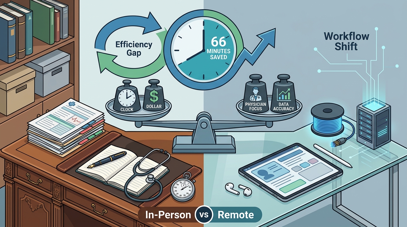 In-Person vs. Remote Medical Scribes: Which Is Right for Your 20