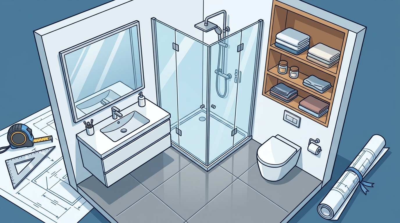 Essential Criteria for Modern Small Bathroom Layout Design