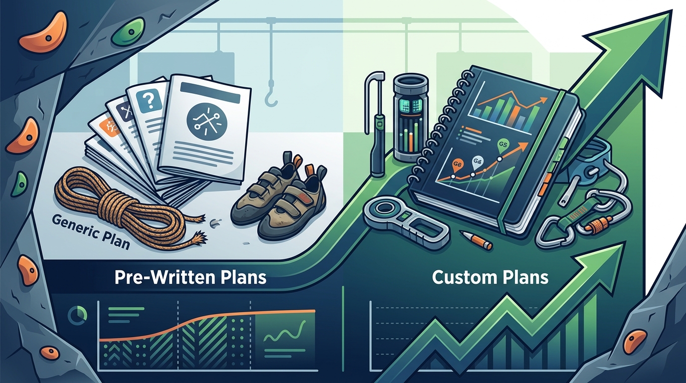 Custom vs. Pre-Written Climbing Plans: Which Fits Your Goals?