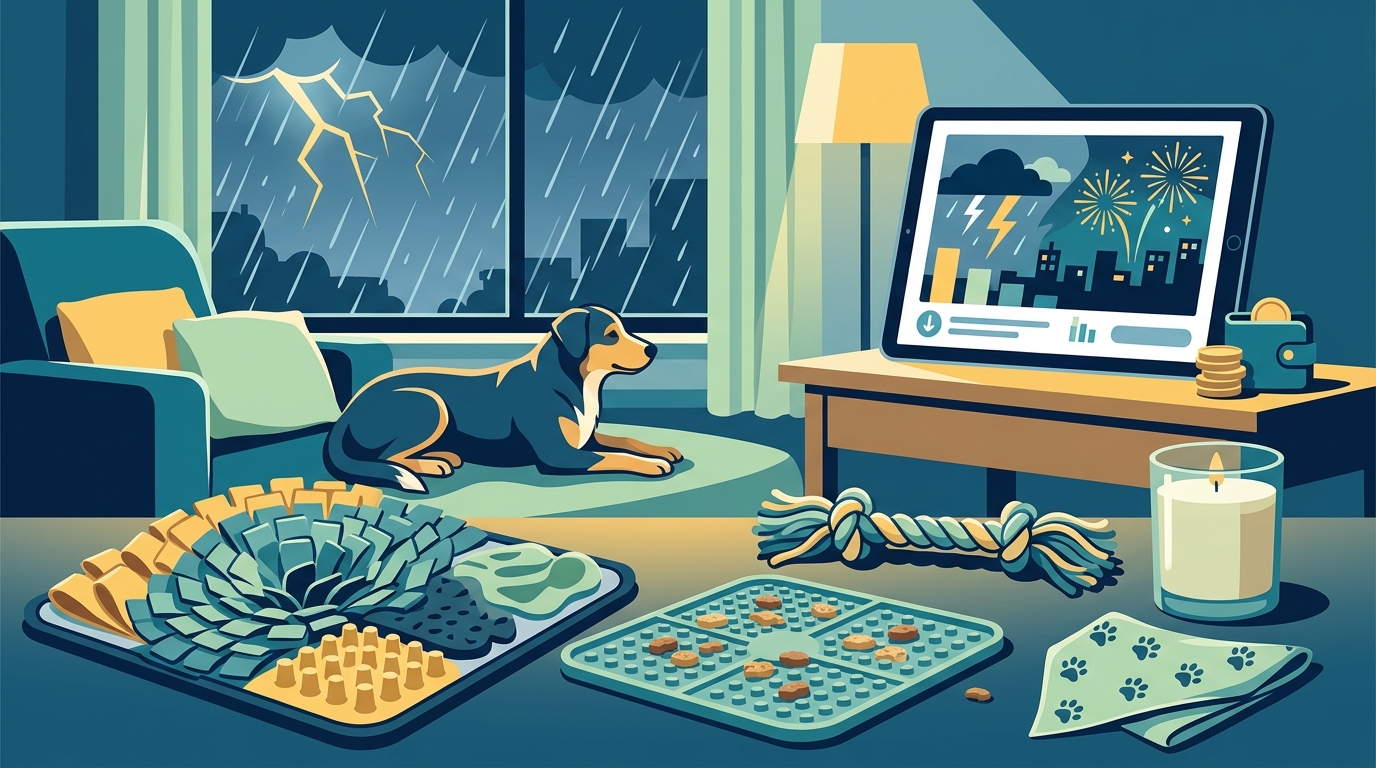 Budget-Friendly Dog Calming Solutions for Storms and Fireworks