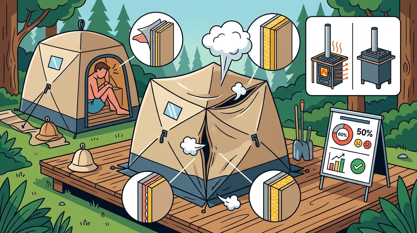 Common Mistakes When Buying a Portable Tent Sauna