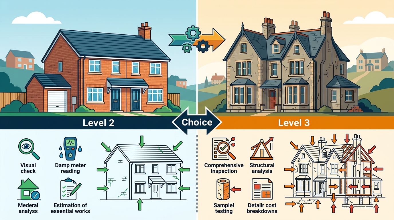 Level 2 vs Level 3 RICS Home Survey: Which One Do You Need?