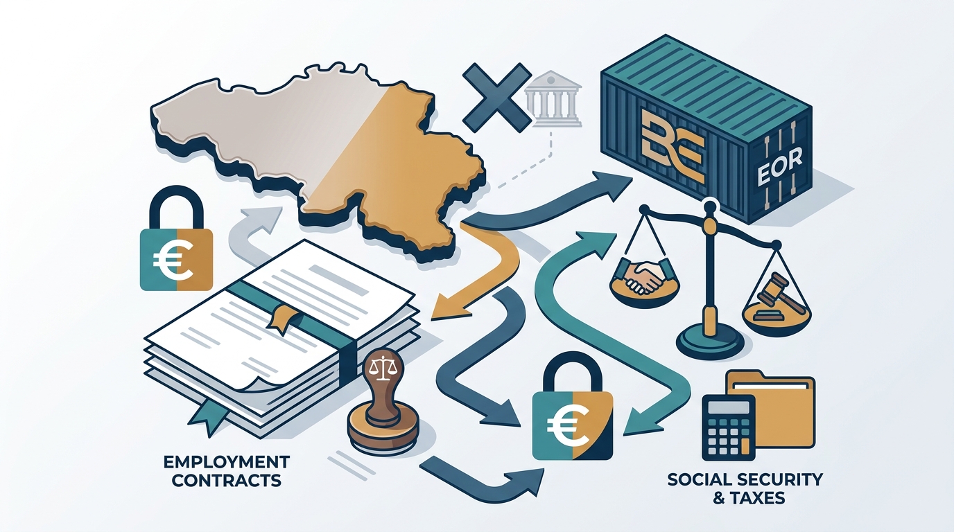 Hiring in Belgium Without a Local Office: Legal Guide