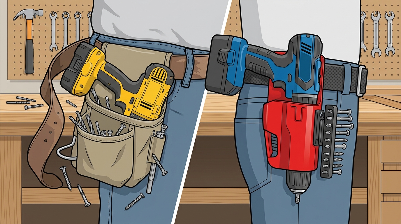 Comparing Drill Holster Features for Maximum Job Site Security