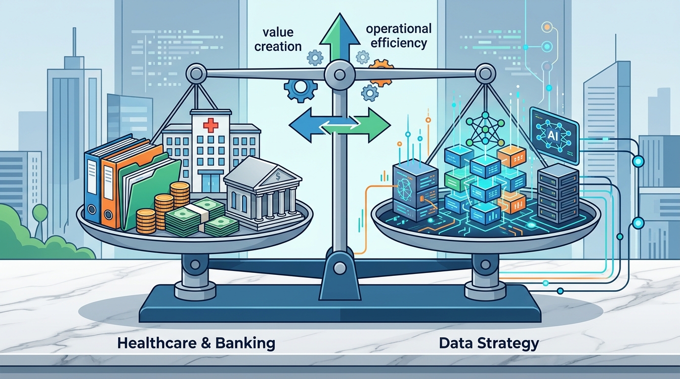 Cost-Value Alignment in Data Strategy for Healthcare & Banking