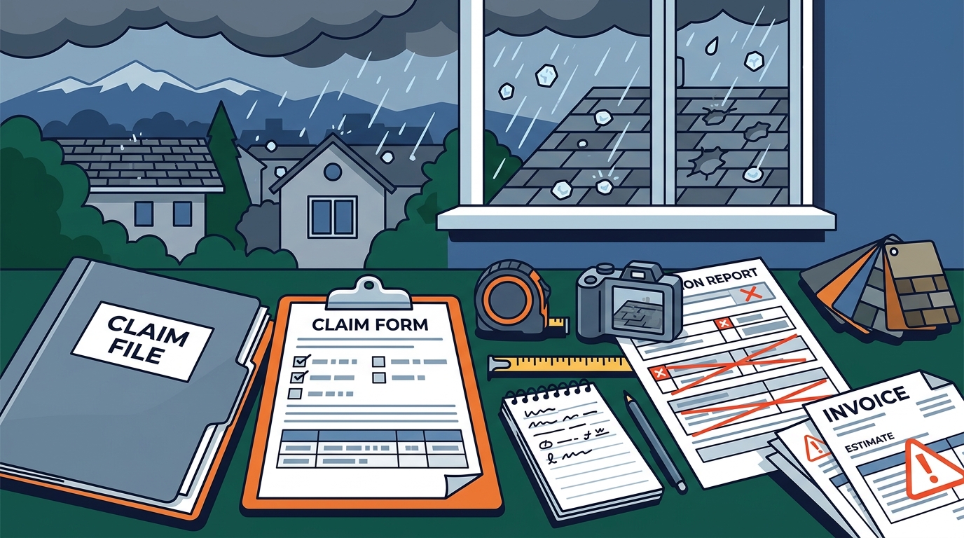 Common Mistakes When Filing Storm Damage Roof Claims in Denver