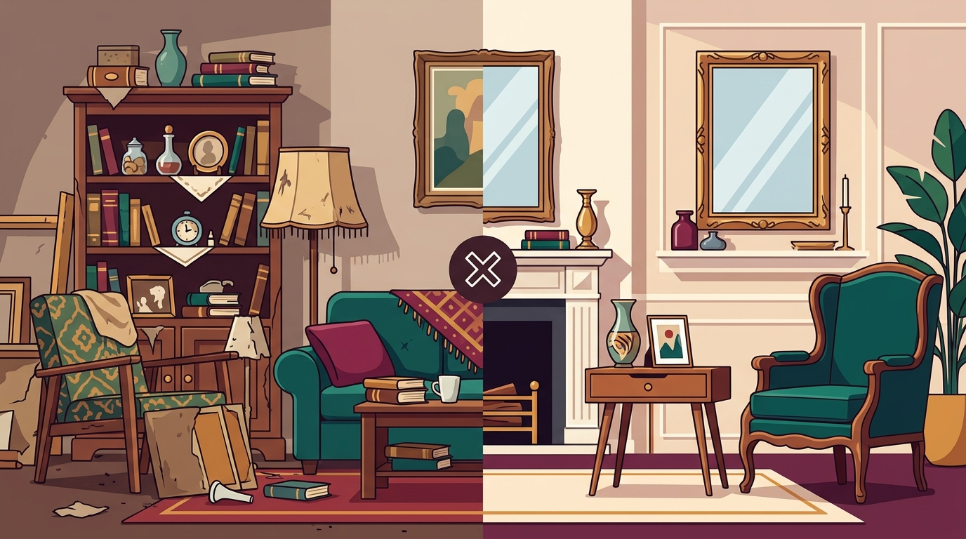 Common Vintage Styling Mistakes in Living Rooms and How to Fix