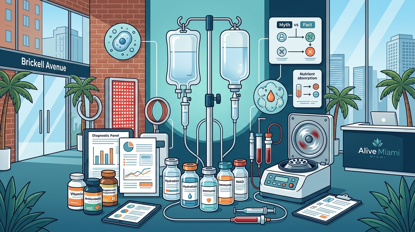 IV Therapy Myths & FAQs: Brickell Miami Guide